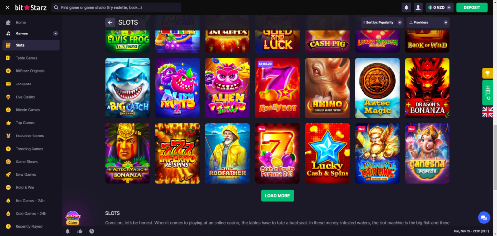 what i didn't like BitStarz