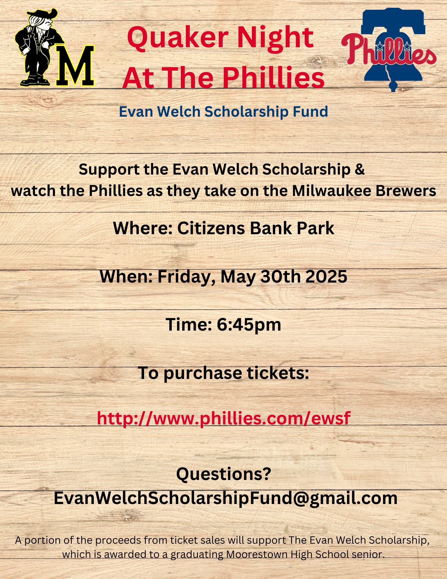 Quaker Night at The Phillies