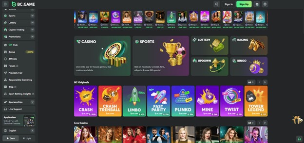 BC.Game Homepage