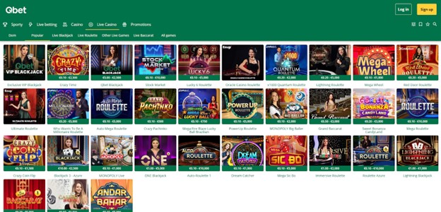 Qbet Live Casino
