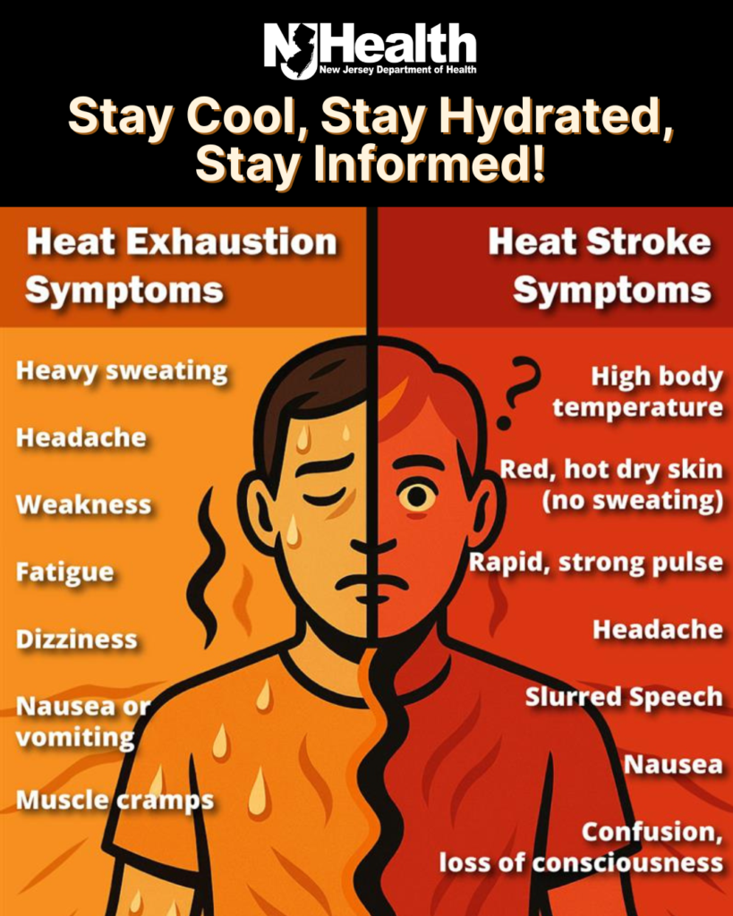 Burlington County Heat Alert Prompts Safety Measures