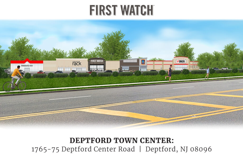 Image 4 caption: Rendering of the retail line-up for the revamped Deptford Town Center.