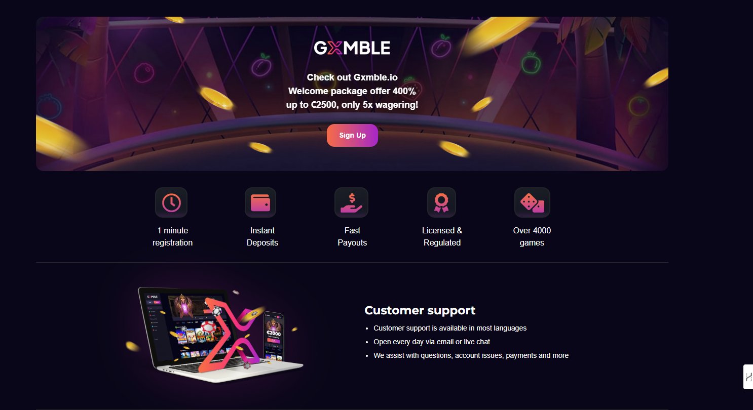 Gxmble Bonus