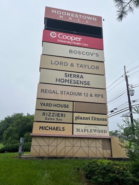 Since November 2023, Cooper Health Care has been a major tenant at Moorestown Mall, along with other retailers and restaurants.