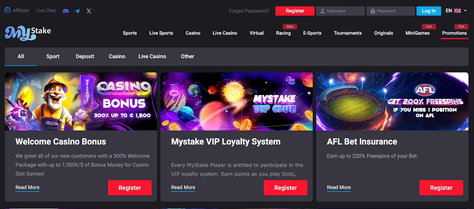 MyStake Casino SE