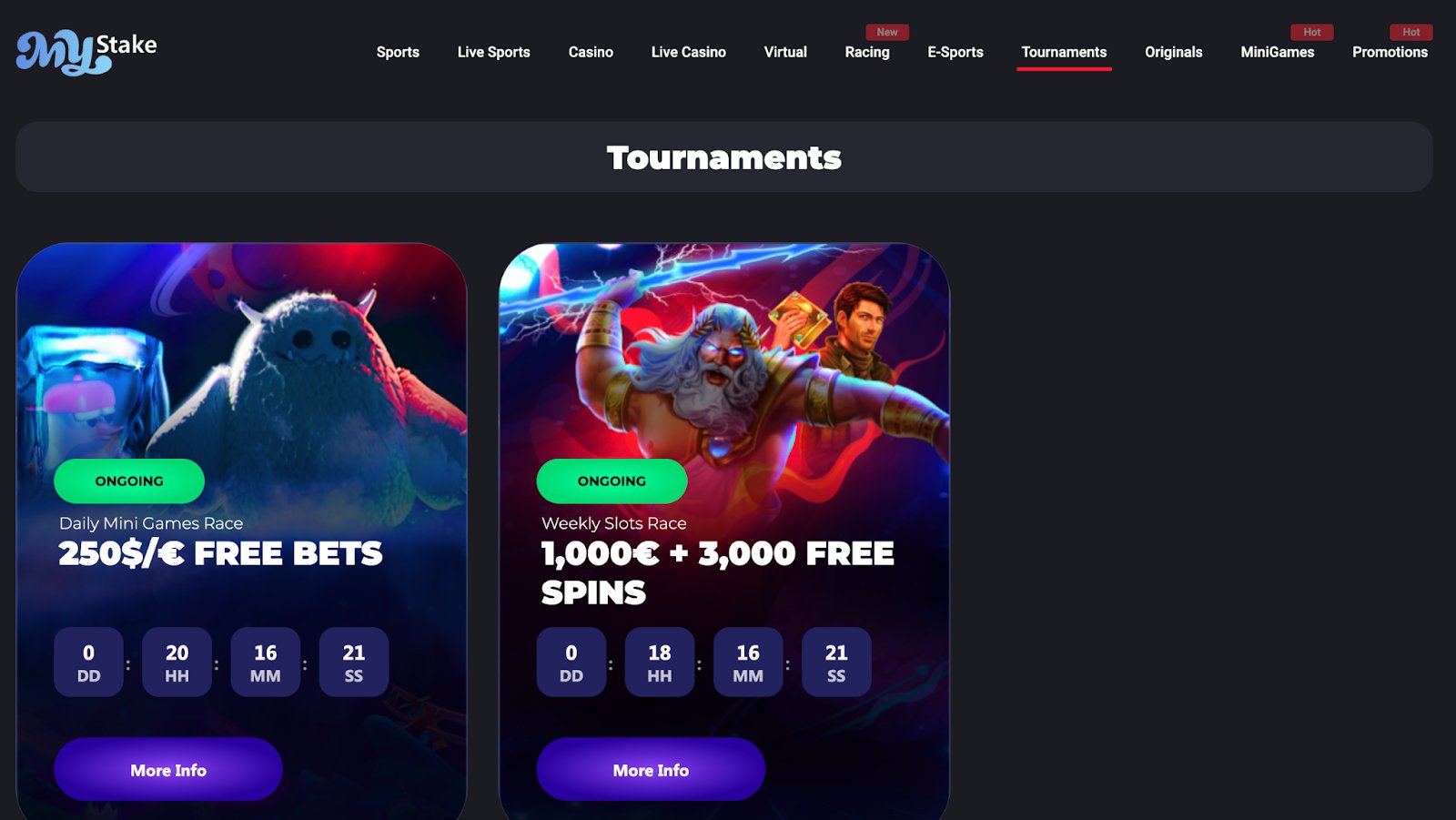MyStake Tournaments