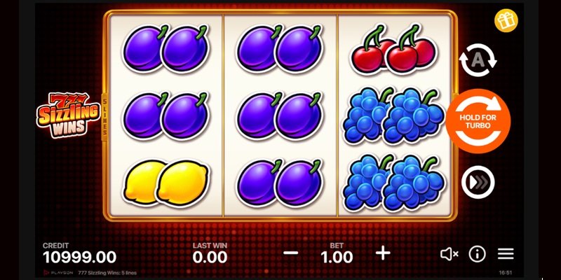777 Sizzling win (Neospin)