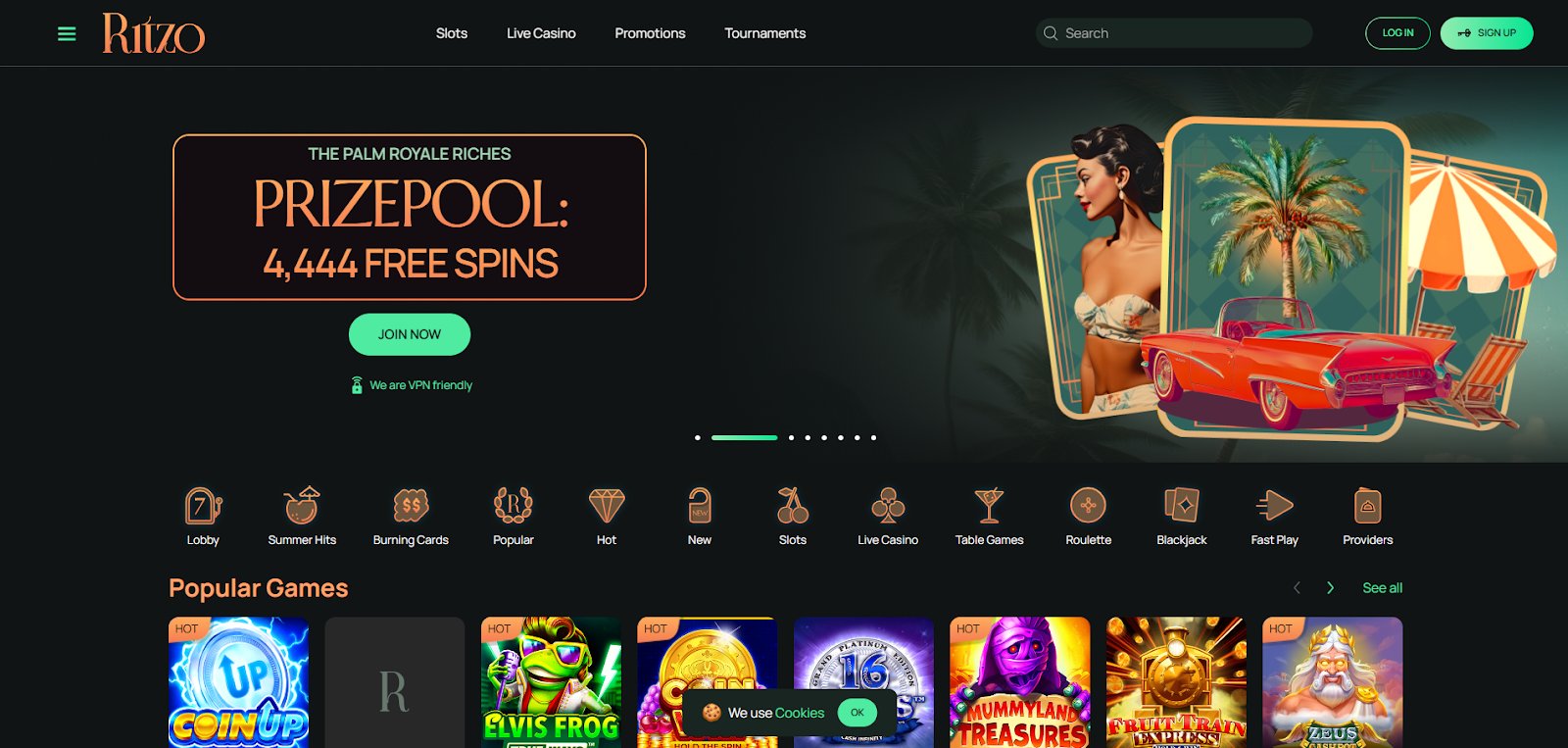 Ritzo Casino AU