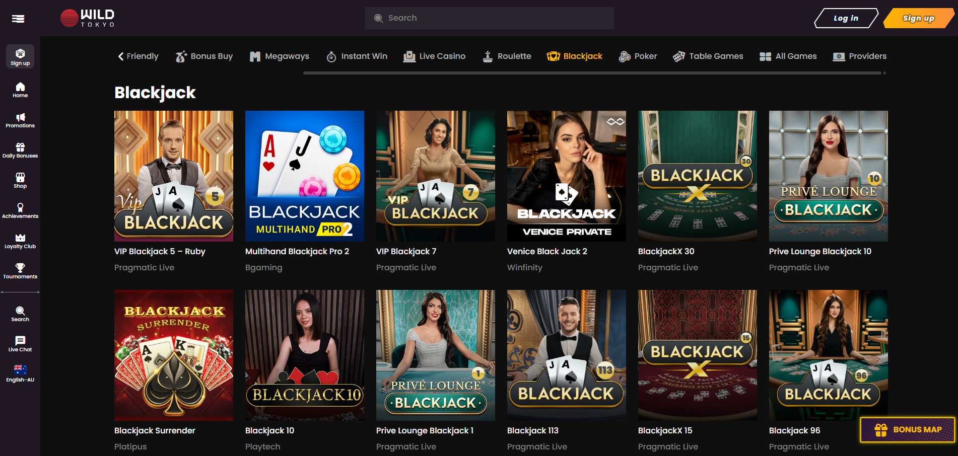 Wild Tokyo Blackjack